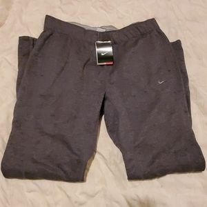 Nike women's thermal fit gray training pants - L -